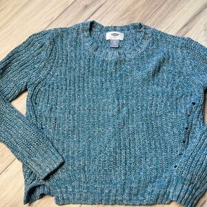 Old Navy Teal Knit Sweater
